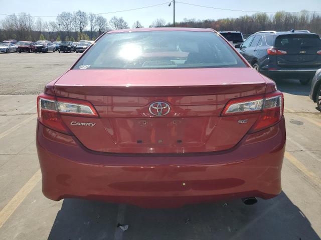 4T1BF1FK4DU637733 - 2013 TOYOTA CAMRY L RED photo 6