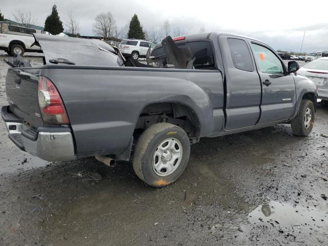 5TFTX4CNXCX012501 - 2012 TOYOTA TACOMA ACCESS CAB ნაცრისფერი ფოტო 3