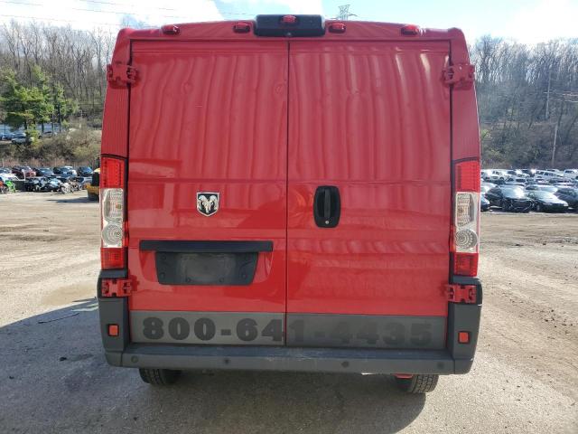 3C6TRVAG9GE108248 - 2016 RAM PROMASTER 1500 STANDARD RED photo 6