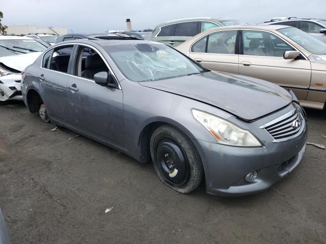 JN1CV6APXDM717634 - 2013 INFINITI G37 BASE SILVER photo 4