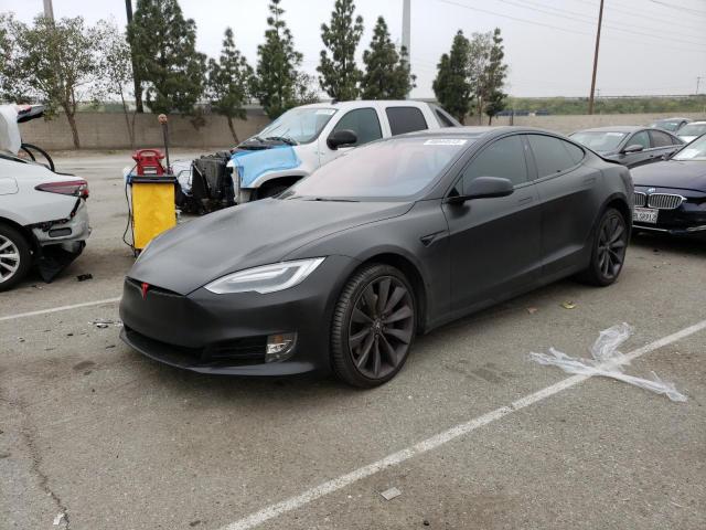 5YJSA1E14HF181856 - 2017 TESLA MODEL S Սև լուսանկար 1