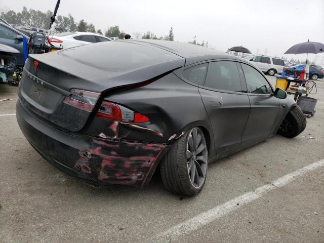 5YJSA1E14HF181856 - 2017 TESLA MODEL S Սև լուսանկար 3