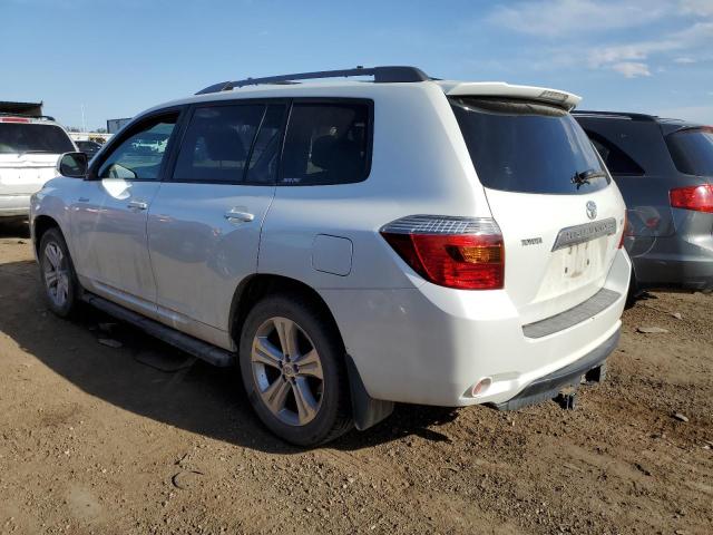 JTEES43A282033119 - 2008 TOYOTA HIGHLANDER SPORT WHITE photo 2