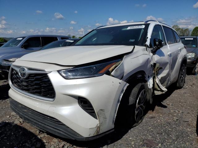 5TDGZRBH6MS120075 - 2021 TOYOTA HIGHLANDER XLE أبيض صورة 1