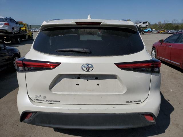 5TDGZRBH6MS120075 - 2021 TOYOTA HIGHLANDER XLE أبيض صورة 6