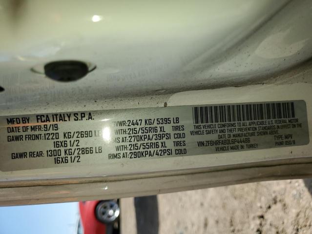 ZFBHRFAB0L6P44486 - 2020 RAM PROMASTER თეთრი ფოტო 13