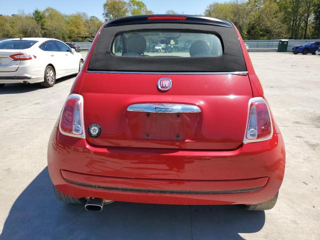 3C3CFFDR5FT508293 - 2015 FIAT 500 POP RED photo 6
