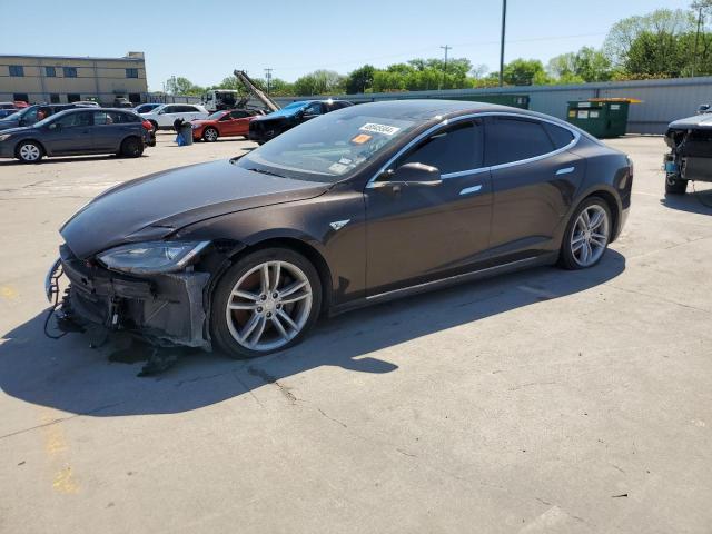 5YJSA1BC8DFP10144 - 2013 TESLA MODEL S Qəhvəyi foto 1