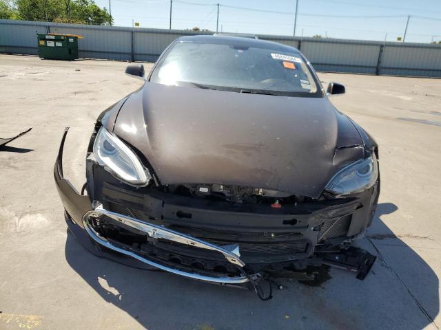 5YJSA1BC8DFP10144 - 2013 TESLA MODEL S Qəhvəyi foto 5