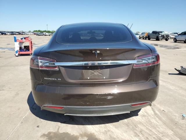 5YJSA1BC8DFP10144 - 2013 TESLA MODEL S Qəhvəyi foto 6