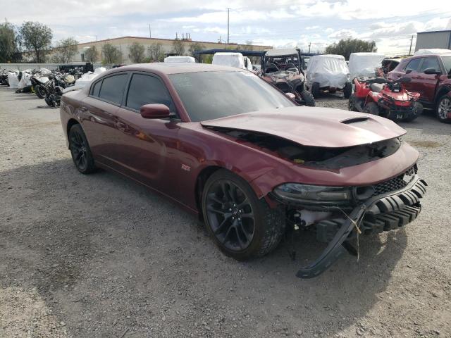 2C3CDXGJ4LH242433 - 2020 DODGE CHARGER SCAT PACK BURGUNDY photo 4