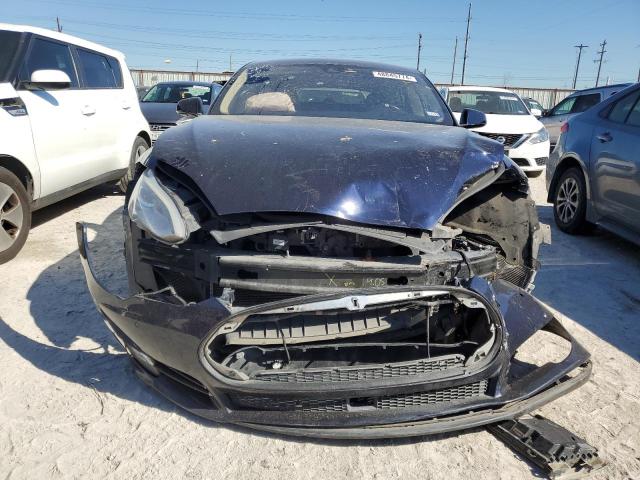 5YJSA1H10EFP56140 - 2014 TESLA MODEL S 蓝色 照片 5