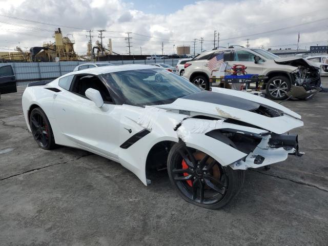 1G1YB2D71K5102194 - 2019 CHEVROLET CORVETTE STINGRAY 1LT WHITE photo 4