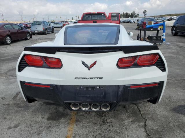 1G1YB2D71K5102194 - 2019 CHEVROLET CORVETTE STINGRAY 1LT WHITE photo 6