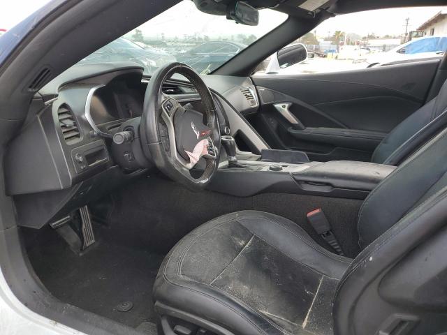 1G1YB2D71K5102194 - 2019 CHEVROLET CORVETTE STINGRAY 1LT WHITE photo 7