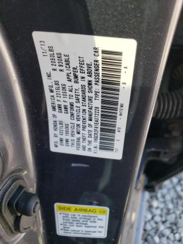 1HGCR2F81EA072226 - 2014 HONDA ACCORD EXL GRAY photo 13