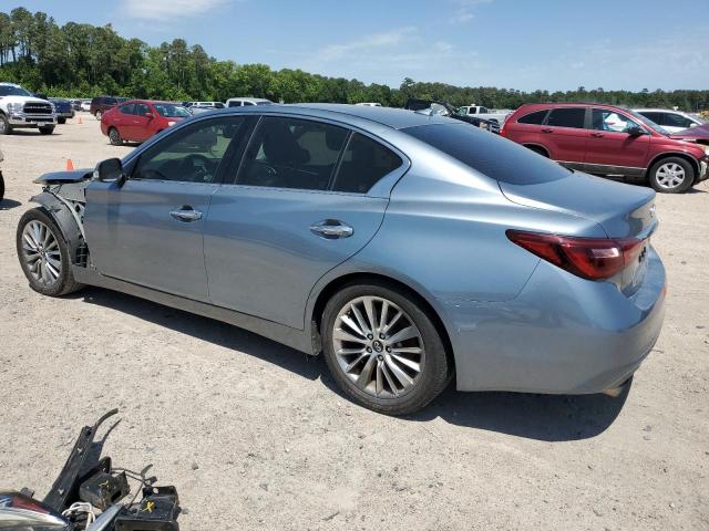 JN1EV7AP2JM357706 - 2018 INFINITI Q50 LUXE SILVER photo 2