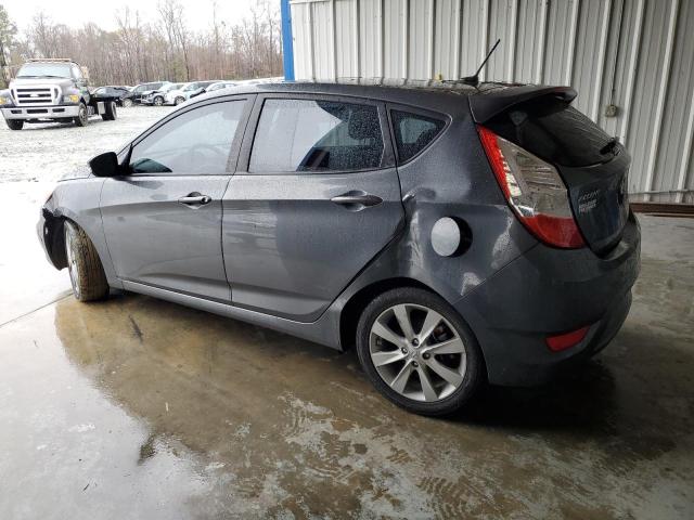 KMHCU5AEXDU078403 - 2013 HYUNDAI ACCENT GLS GRAY photo 2