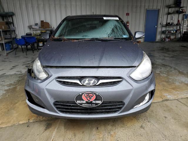 KMHCU5AEXDU078403 - 2013 HYUNDAI ACCENT GLS GRAY photo 5