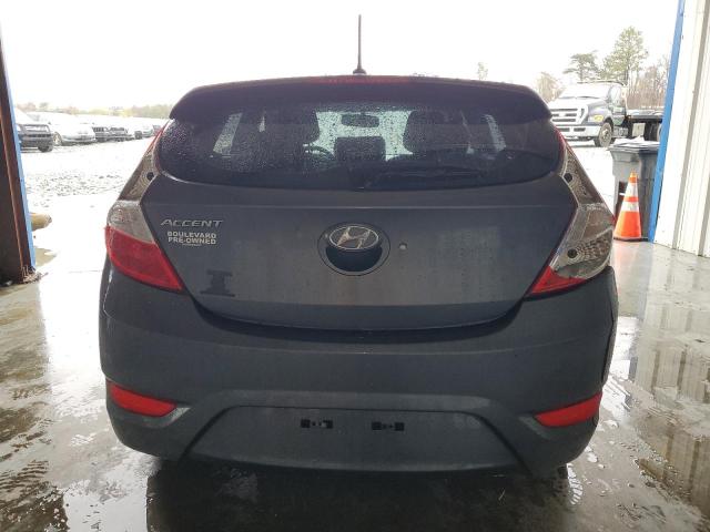 KMHCU5AEXDU078403 - 2013 HYUNDAI ACCENT GLS GRAY photo 6