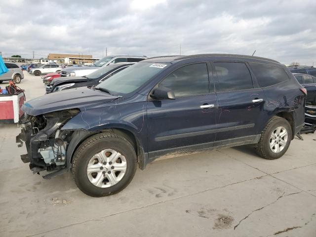 1GNKRFED3FJ353615 - 2015 CHEVROLET TRAVERSE LS BLUE photo 1