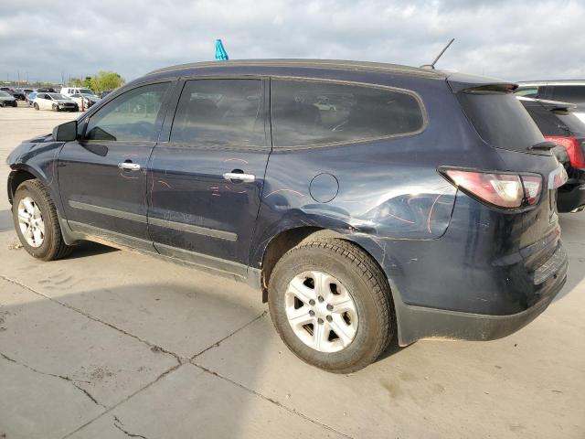 1GNKRFED3FJ353615 - 2015 CHEVROLET TRAVERSE LS BLUE photo 2