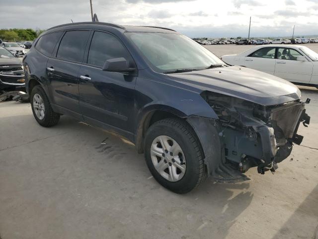 1GNKRFED3FJ353615 - 2015 CHEVROLET TRAVERSE LS BLUE photo 4