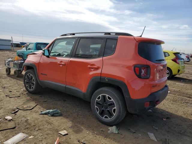 ZACCJBCB3HPE55157 - 2017 JEEP RENEGADE TRAILHAWK ORANGE photo 2