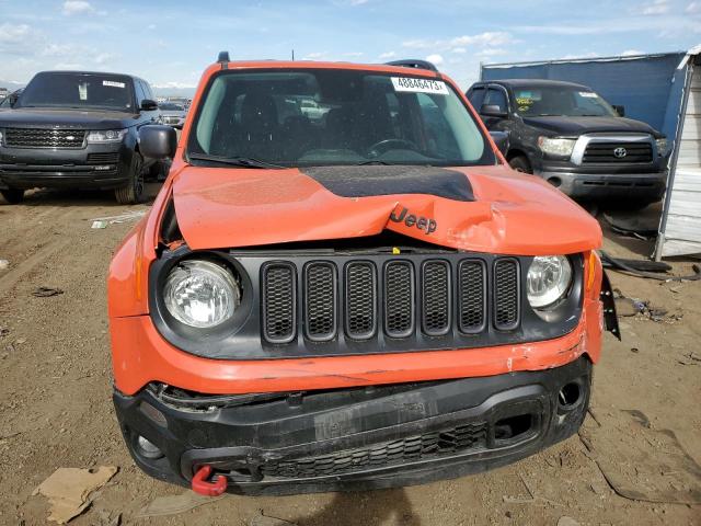 ZACCJBCB3HPE55157 - 2017 JEEP RENEGADE TRAILHAWK ORANGE photo 5