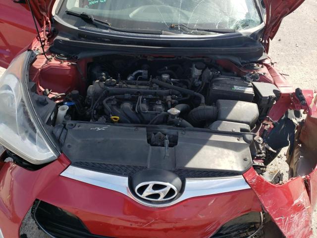 KMHTC6AD1CU044994 - 2012 HYUNDAI VELOSTER MAROON photo 11