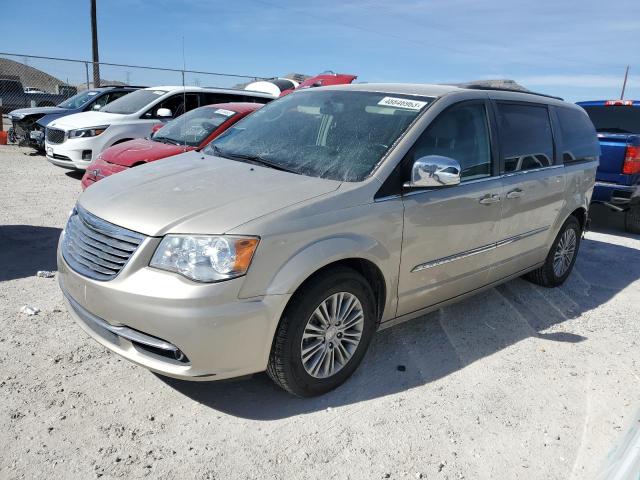 2C4RC1CG7DR606694 - 2013 CHRYSLER TOWN & COU TOURING L BEIGE photo 1