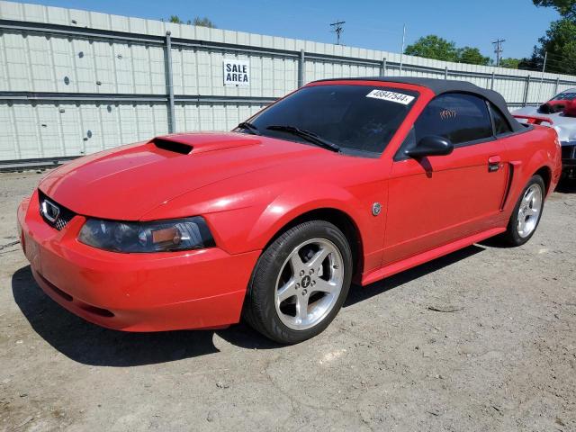 1FAFP45X24F184921 - 2004 FORD MUSTANG GT RED photo 1