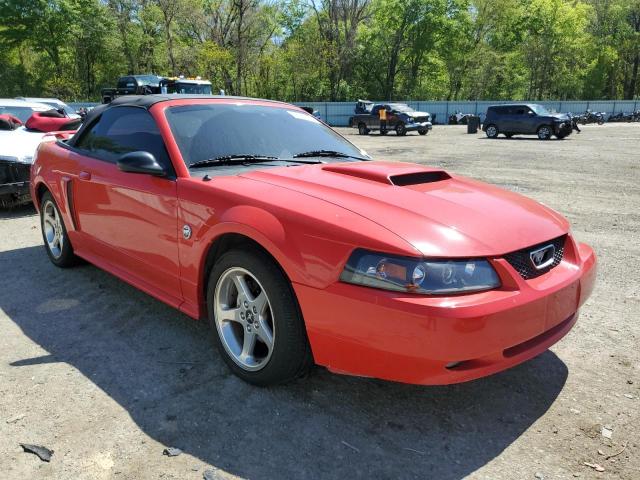 1FAFP45X24F184921 - 2004 FORD MUSTANG GT RED photo 4