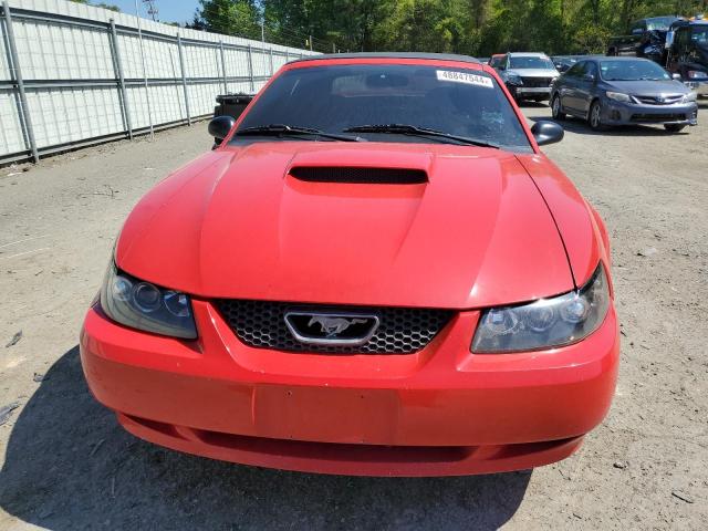 1FAFP45X24F184921 - 2004 FORD MUSTANG GT RED photo 5