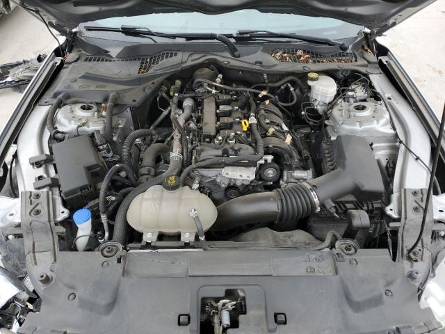 1FA6P8TH1M5115761 - 2021 FORD MUSTANG SILVER photo 11