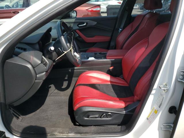 19UUB6F56MA004685 - 2021 ACURA TLX TECH A WHITE photo 7