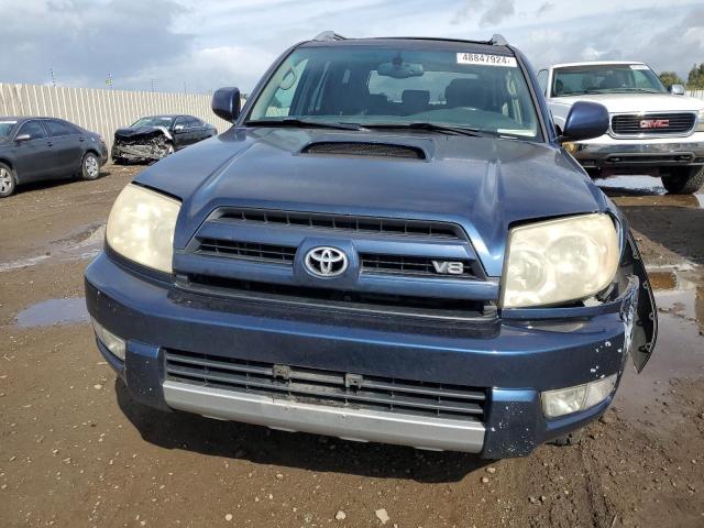 JTEBT14R748016875 - 2004 TOYOTA 4RUNNER SR5 BLUE photo 5