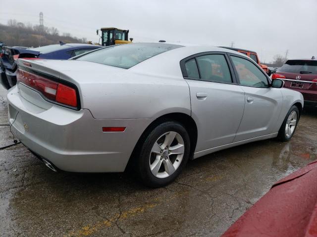 2C3CDXBGXCH211151 - 2012 DODGE CHARGER SE SILVER photo 3