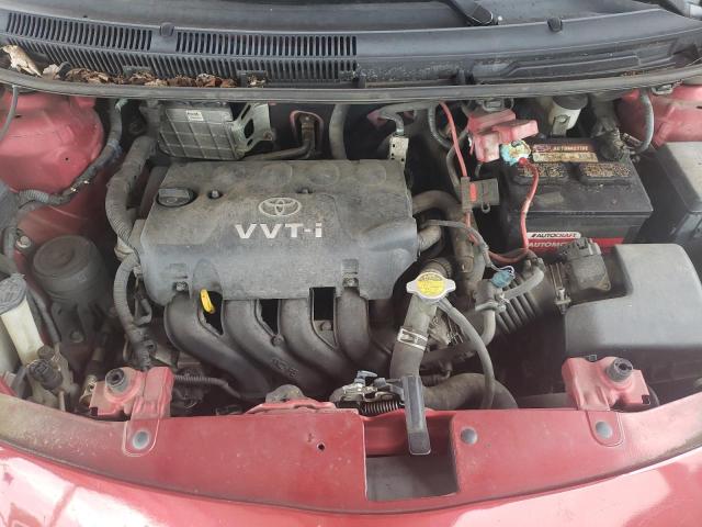 JTDBT923X71117066 - 2007 TOYOTA YARIS BURGUNDY photo 11