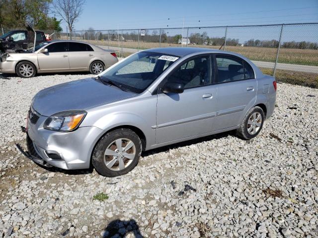 KNADH4A37B6925754 - 2011 KIA RIO BASE SILVER photo 1