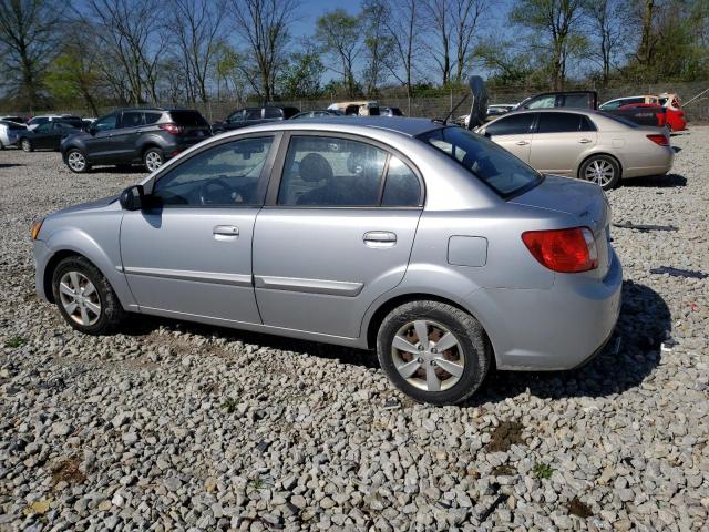 KNADH4A37B6925754 - 2011 KIA RIO BASE SILVER photo 2