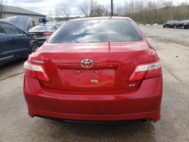 4T1BE46K78U229060 - 2008 TOYOTA CAMRY CE RED photo 6