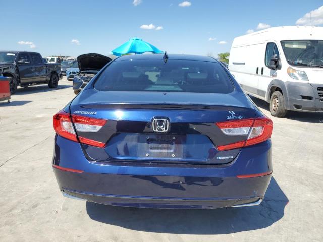 1HGCV3F11LA011542 - 2020 HONDA ACCORD HYBRID BLUE photo 6