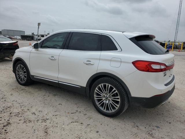 2LMTJ6LP5GBL30277 - 2016 LINCOLN MKX RESERVE WHITE photo 2