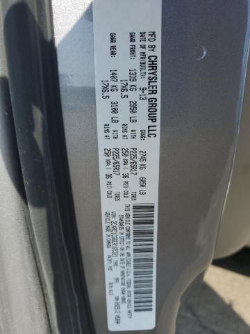 2C4RC1CG6ER165321 - 2014 CHRYSLER TOWN & COU TOURING L SILVER photo 13