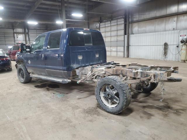 1FT8W3BT0BEC85864 - 2011 FORD F350 SUPER DUTY BLUE photo 2