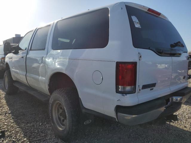 1FMNU41S9YEA31873 - 2000 FORD EXCURSION XLT WHITE photo 2