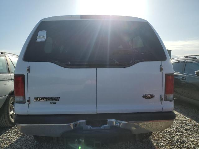 1FMNU41S9YEA31873 - 2000 FORD EXCURSION XLT WHITE photo 6