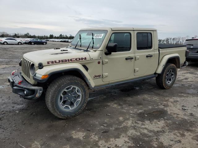 1C6JJTBG3LL194904 - 2020 JEEP GLADIATOR RUBICON CREAM photo 1