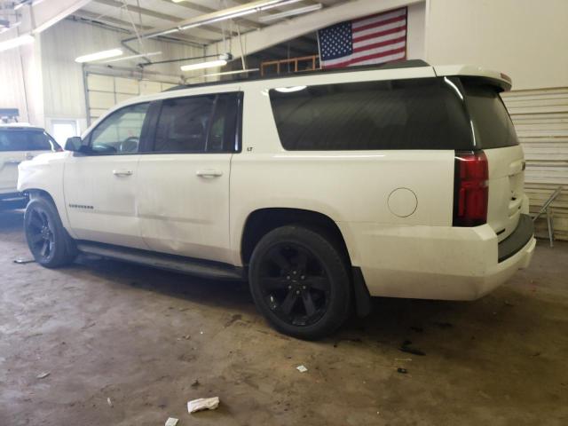 1GNSKHKC7JR124327 - 2018 CHEVROLET SUBURBAN K1500 LT WHITE photo 2